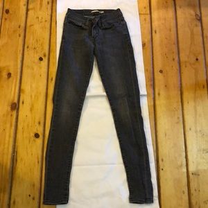 Dark grey Levis jeans
